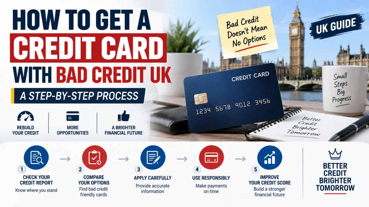 How to Get a Credit Card With Bad Credit UK: A Step-by-Step Process