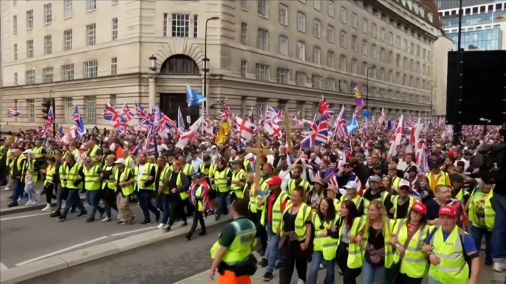 London Anti-Immigration Rally Draws 100K+ Protesters