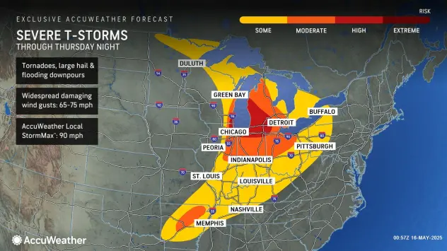Multiday Tornado and Severe Storm Outbreak Threatens Midwest & Plains Through Early Next Week