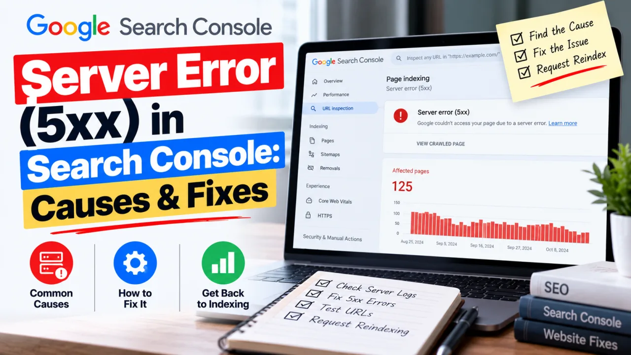 Server Error (5xx) in Google Search Console: What It Means and How to Fix It
